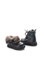 Load image into Gallery viewer, Genuine Leather Furry