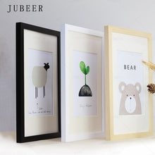Load image into Gallery viewer, Nordic Simple Wooden Frame A4 A3 Black White Color
