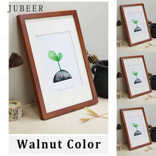 Load image into Gallery viewer, Nordic Simple Wooden Frame A4 A3 Black White Color
